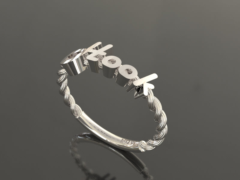 Yarn Rings-Sterling Silver